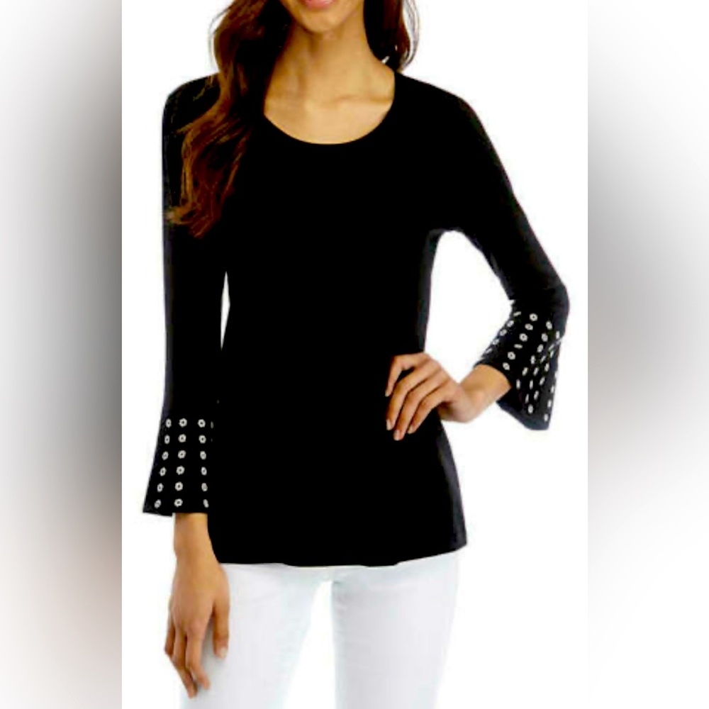 Black Top with Silver Accents